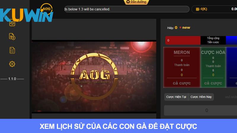 Bí quyết đặt cược đá gà AOG 