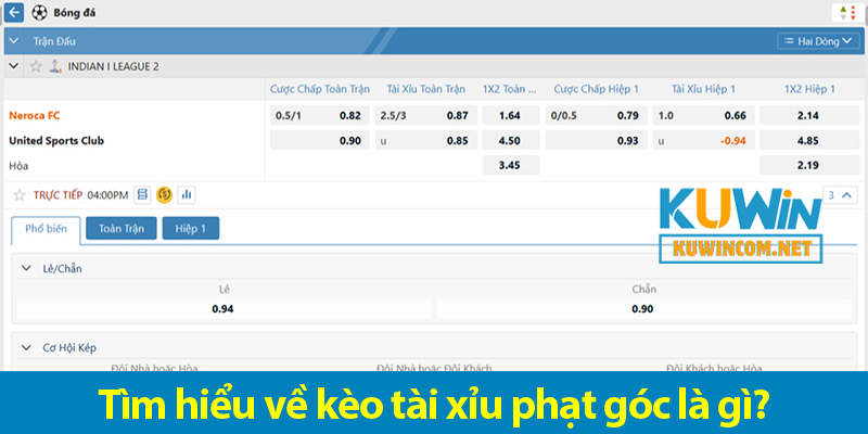Kinh nghiệm chơi kèo tài xỉu phạt góc bạn nên thử 2025